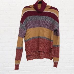 Urban Outfitters striped turtleneck sweater
